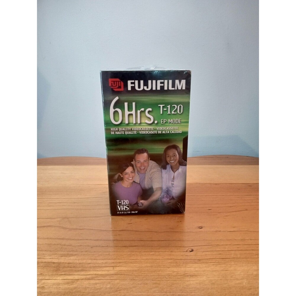 3 Fuji Film VHS Blank Video Tapes 6 hours HQ 120 High Quality📼📼📼‎